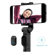 Xiaomi штатив селфи палки с выдвижной ручной Bluetooth беспроводной кнопка спуска затвора для iPhone Androld смартфон
