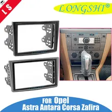 2 Din Auto Radio Fascia Trim Kit per 2006-2015 Opel Vectra Astra Zafira Stereo Dash CD Pannello Telaio audio Della Copertura Kit di Montaggio 2din