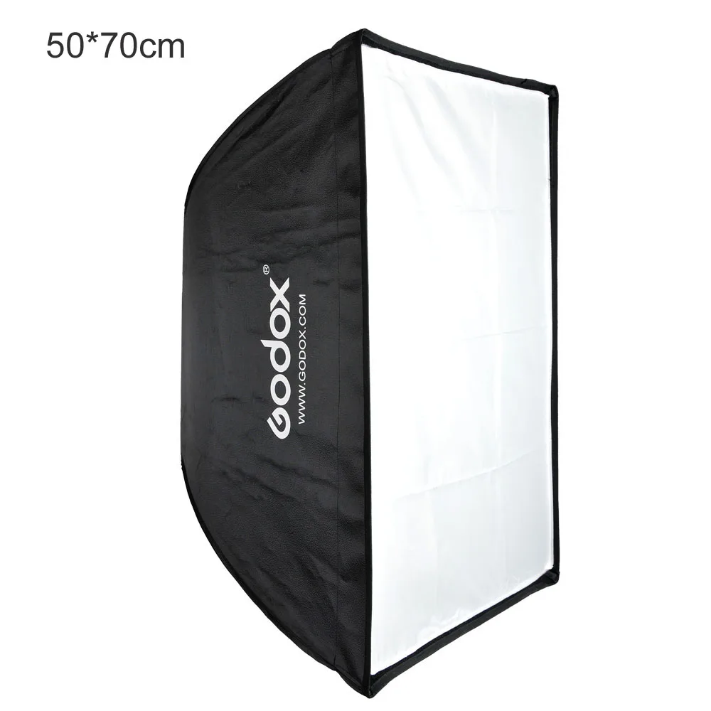 Godox Фотостудия Зонт софтбокс 50x70 см/2" x 28" с Bowens сумка для крепления комплект для студийной вспышки