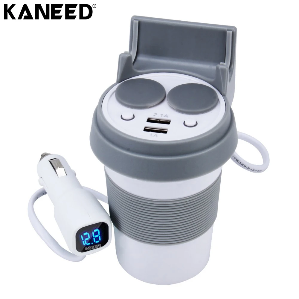 KANEED Dual Car Cigarette Lighter Socket Splitter Adapter