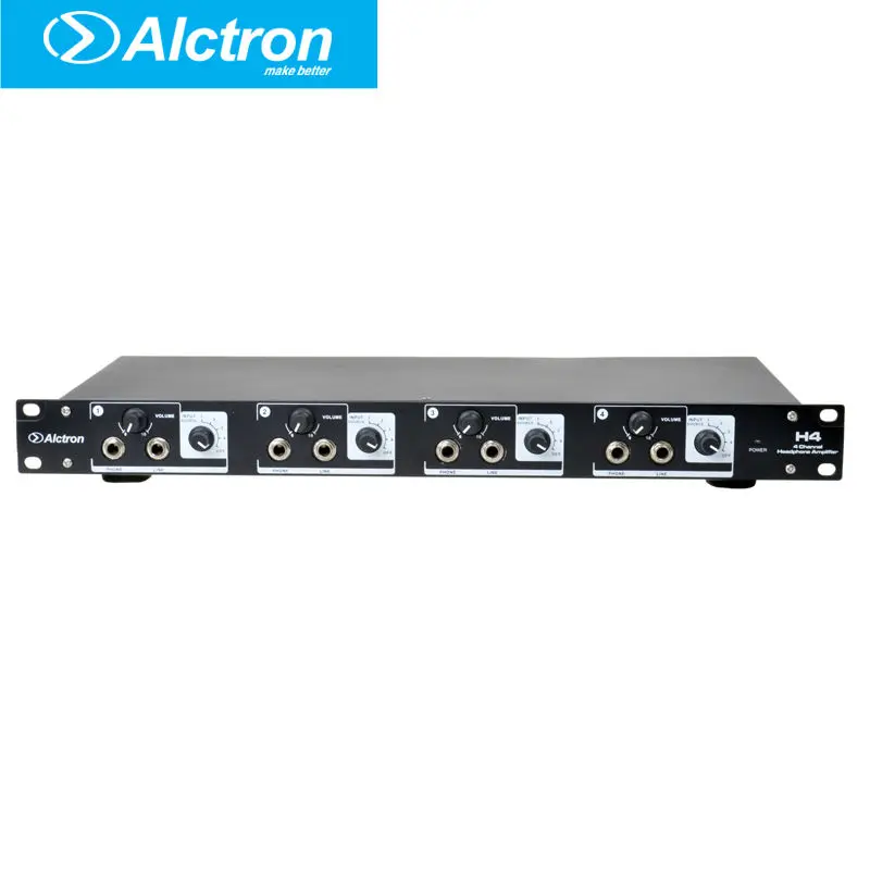 

Alctron H4 Professional high-power 4 Channel Headphone Preamplifier, Headphone Amplifier,Pro Line Distribution System