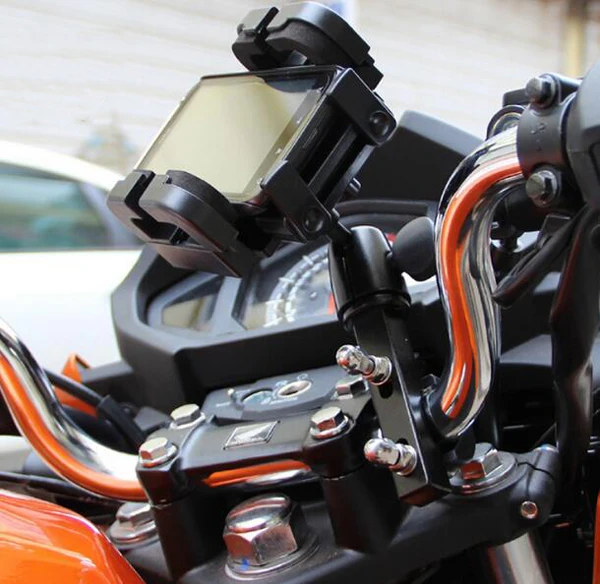 

Durable metal motorcycle holder GPS locomotive phone navigation bracket holder
