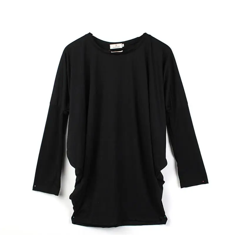 Zanzea, Vestido, женские рубашки с длинным рукавом, Женская Повседневная Туника, топы, одноцветная рубашка, женская блуза размера плюс 5XL