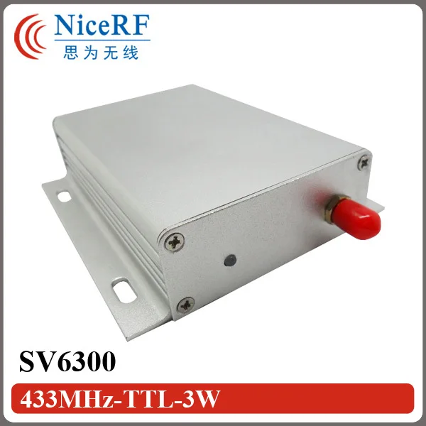 

2pcs/Lot 433MHz TTL Interface |3W 6KM Ultra Long Distance Si4432 Wireless RF Module SV6300 (Not Including Antenna)