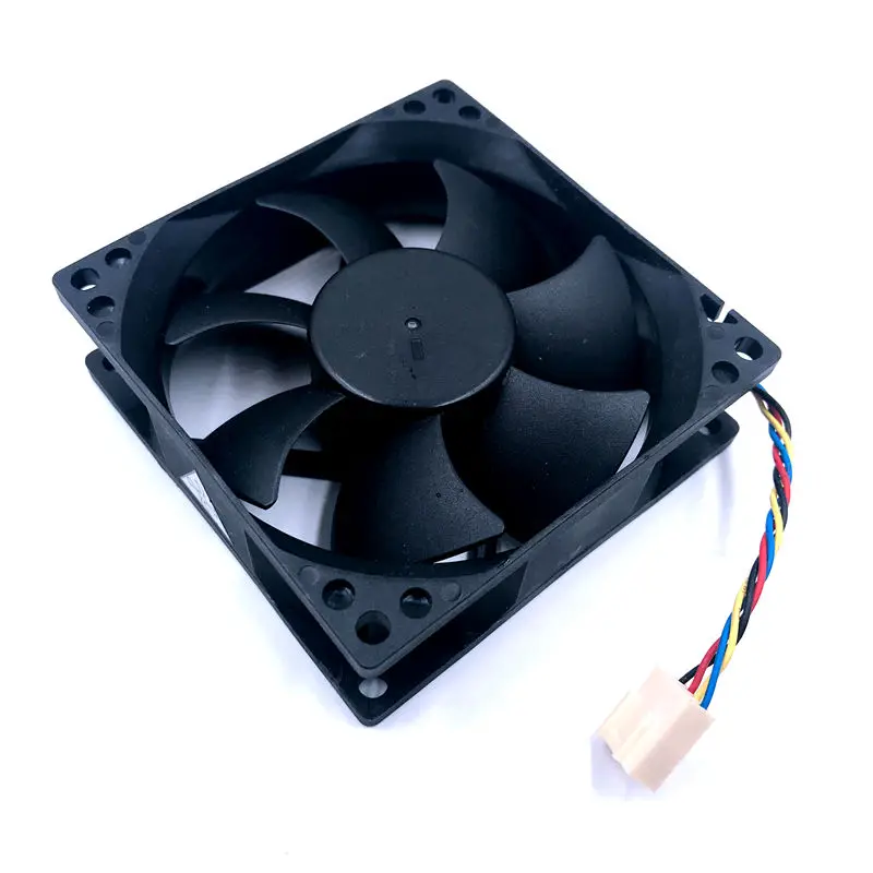 Вентилятор охлаждения 80 мм 12 В Новый DS08025R12U 8025 8 см 0.70A 64cfm ШИМ кулер для процессора