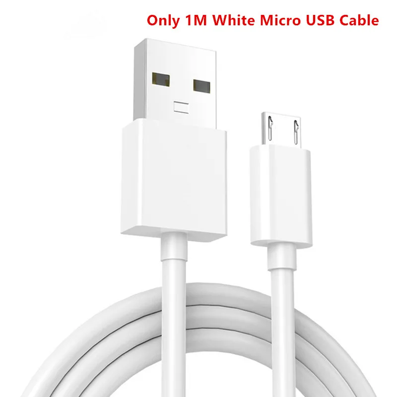 Дорожное настенное зарядное устройство адаптер для Ulefone S1 S10 S9 S8 Pro X Mix S S7 Mix 2 Vernee M3 T3 Pro M7 M6 M5 Thor Mix 2 Micro USB - Тип штекера: Only White Cable