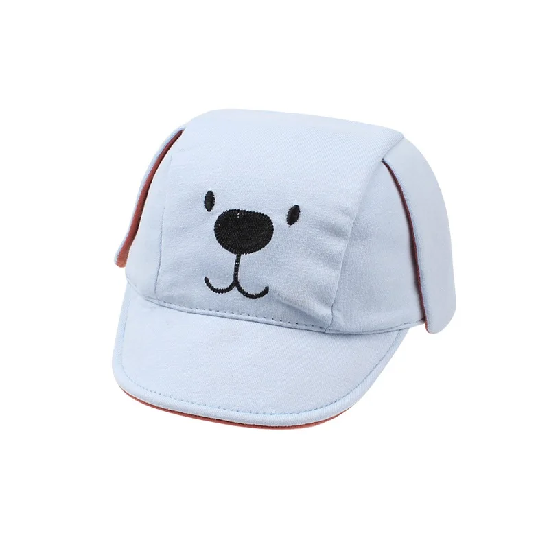 Cartoon Dog Baby Cap Cotton Pattern Baby Sun Hat Cute Ears Toddler Caps For Boys Spring Summer Girls Caps Baby Boys Clothing (35)