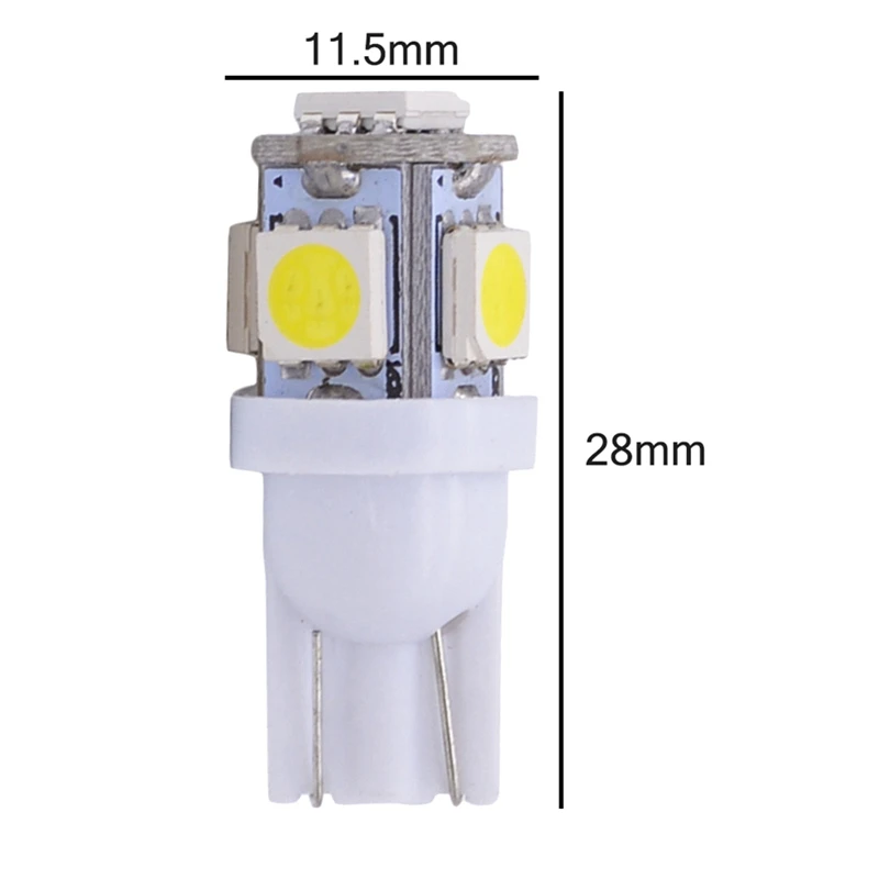 TUINCYN 10 шт. светодиодный автомобильный лампада светильник T10 супер белый 194 168 w5w T10 Светодиодная парковочная лампа авто клинообразный габаритный светильник 12 В постоянного тока красный оранжевый