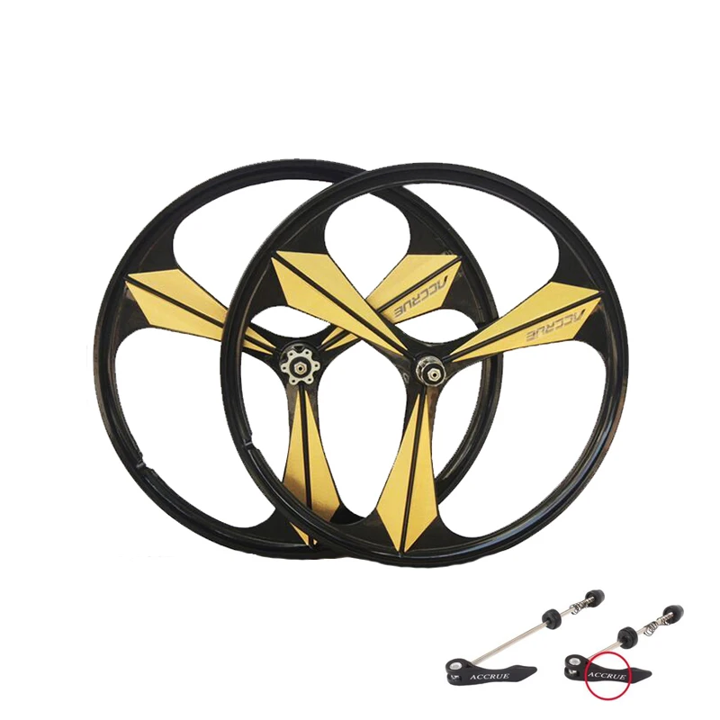 bike Rim 3 spokes Cassette magnesium alloy wheels 700C Road bike Wheel bike rims mountain bike wheels
