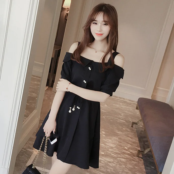 Большие размеры 4xl женская одежда платье летний Стиль корейские платья милые сексуальные белые черные без бретелек тонкое платье A0667