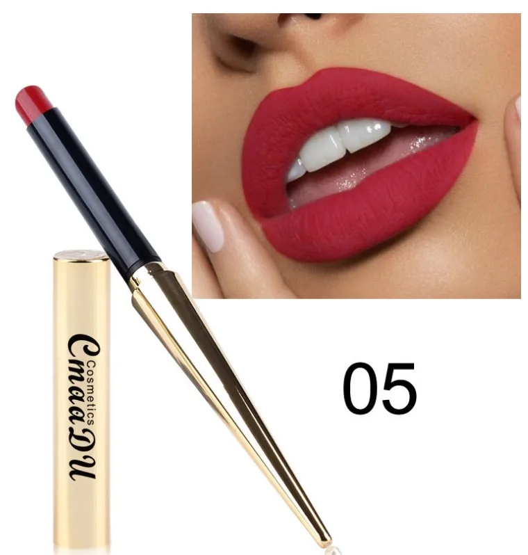 

11 Colors Matte Makeup Lipstick Velvet Pigment Make up Batom Long-lasting Lip Stick Waterproof Silky Texture Durable Mate Rouge