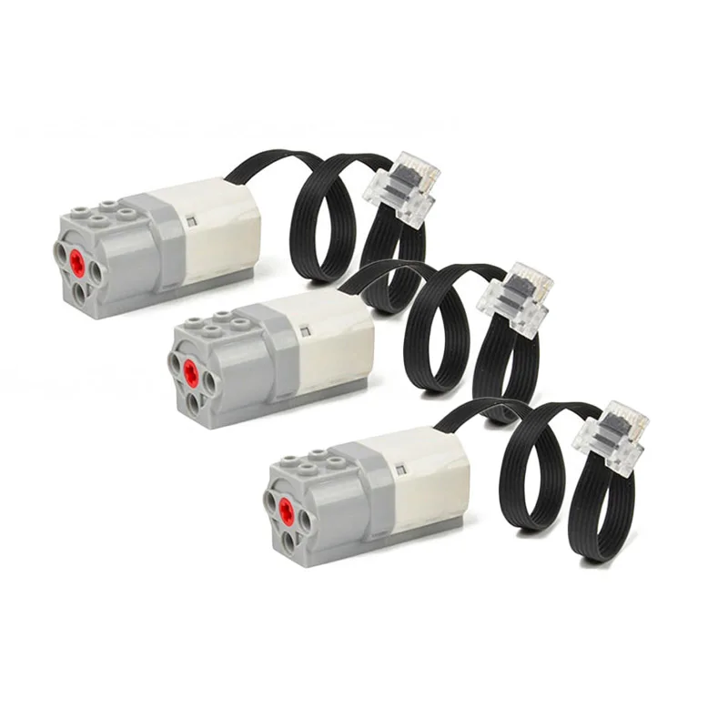 

Wholesale 10Pcs/Lot Power Functions WEDO 2.0 MEDIUM MOTOR Building Blocks Parts Fit for legoes EV3 45300 Classic robotics Toys