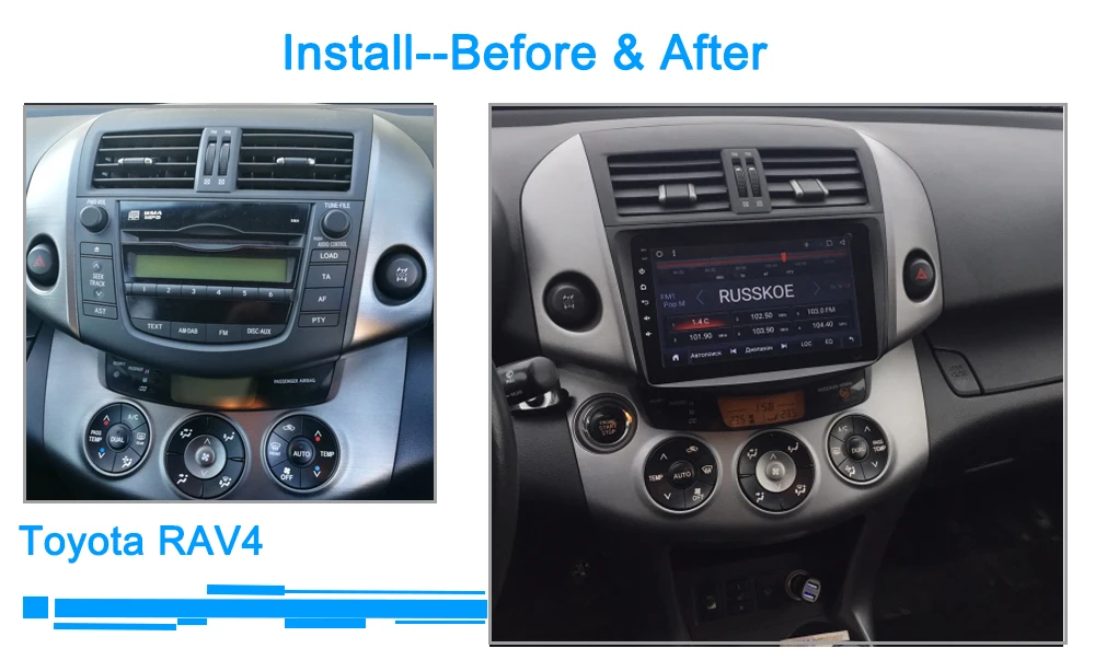 Excellent AUTOTOP 2 din Android 8.1 Car Radio for Rav 4 2007-2011 With 1024*600 8" Touch Screen GPS Navigation Wifi T8 Octa Core (No DVD) 4