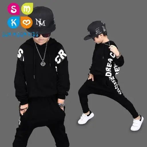 

Children's Clothing Sets Spring Autumn Baby Boy Hip hop Sets sportswear Boys Clothes Suit 2PCS kids Clothes