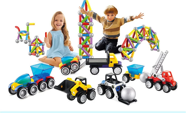 Mylitdear Мини Магнитный конструктор Набор для строительства модель и строительная игрушка пластиковые магнитные блоки Развивающие игрушки для детей подарок