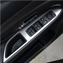 Автомобильный стиль, нержавеющая сталь, внутренняя дверь, подлокотник, панель, декоративный чехол для MITSUBISHI Outlander 2013-, автомобильные аксессуары