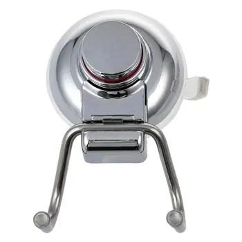 

Vacuum Stainless Steel Suction Cup Double Hook Bathroom Wall Hanger