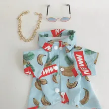 Товары для домашних животных, товары для собак, летние товары, модная одежда, французский бульдог, мопс, щенок, Apparels, рубашки