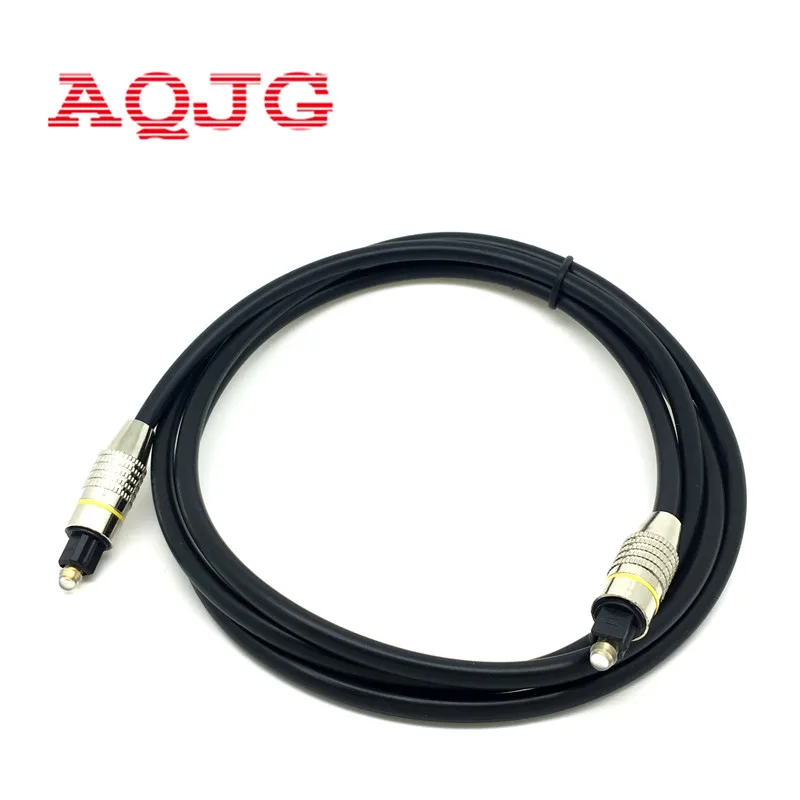 

Toslink Cable High Quality 1M,1.5M,2M,3M,5M,10M Digital Optical Audio Cable OD 6.0 Male-Male Optical Cable AQJG