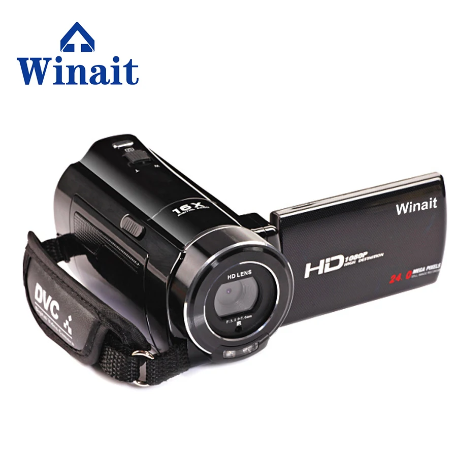 

Free Shipping HD1080P 24MP Portable Camcorder HDV-V7 with 3.0" Rotatable LCD Screen