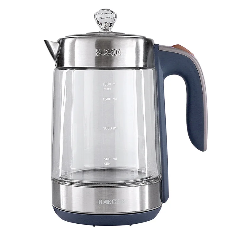 1.8л чайник для воды ручной электрический чайник мгновенного нагрева с защитой от помех проводной чайник HG-7821