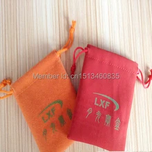 100 шт./лот Высокое качество бархатный мешок ювелирных изделий/чехол для аксессуары/наушники, Размеры могут быть выполнены по индивидуальному заказу, различных цветов