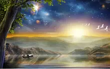 Beautiful starry living room TV background wall mural 3d wallpaper 3d wall papers for tv backdrop Beautiful starry living room TV background wall mural 3d wallpaper 3d wall papers for tv backdrop