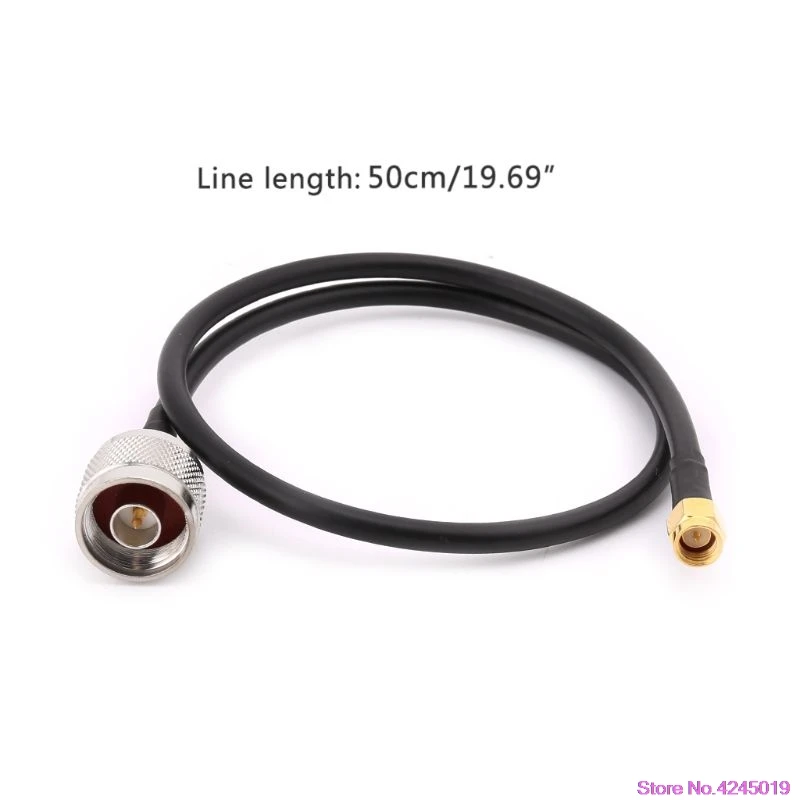 

New SMA Male To N Type Male RG58 Pigtail Cable 50cm Connector Wifi Antenna Cables
