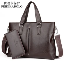 FEIDIKABOLO, новинка, кожаные мужские сумки, мужские сумки через плечо, большой емкости, деловой портфель, мужская сумка на плечо, топ, комбинация