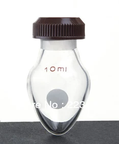 

SYNTHWARE Flask, Pear shape, Threaded, Joint size:14/10, Capacity:5ml (F321005)