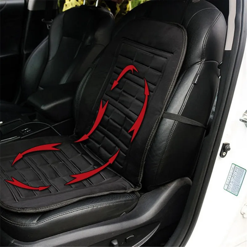 KOWELL Универсальный 12 в зимнее автокресло с подогревом чехол для подушки наволочка градусов температура регулируемый нагреватель Авто водительская грелка поддержка