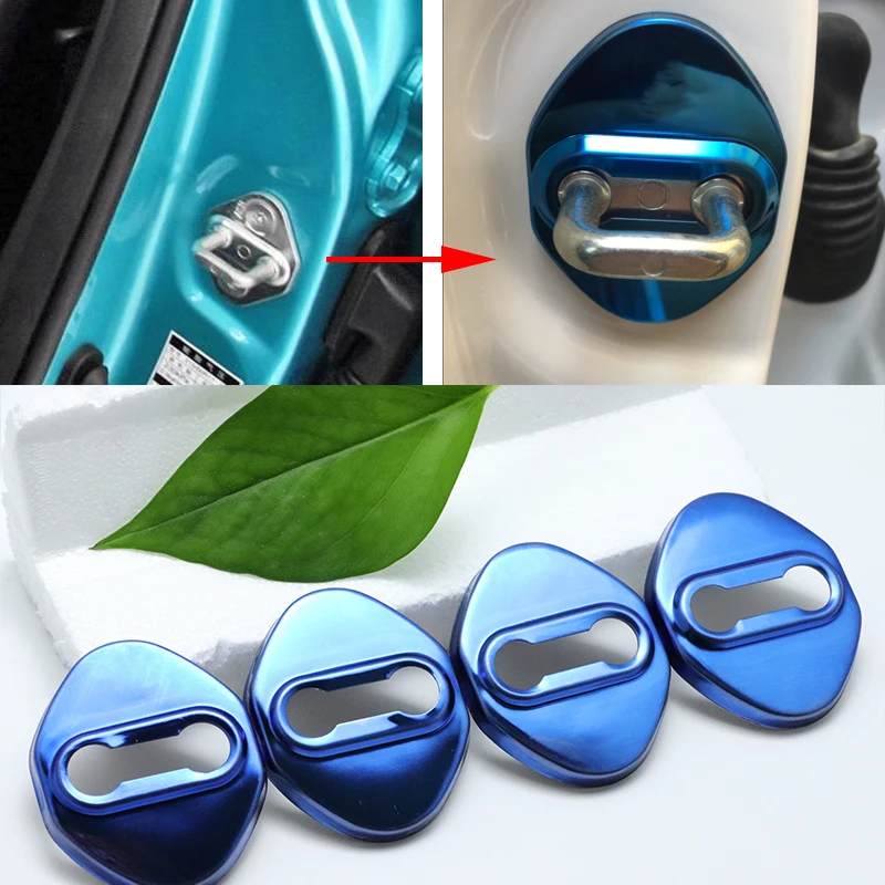 

Excellent Stainless Steel Door Lock Buckle Protective Cover Auto Case For Toyota 86 GT86 FT86 2012-2019 Car Styling