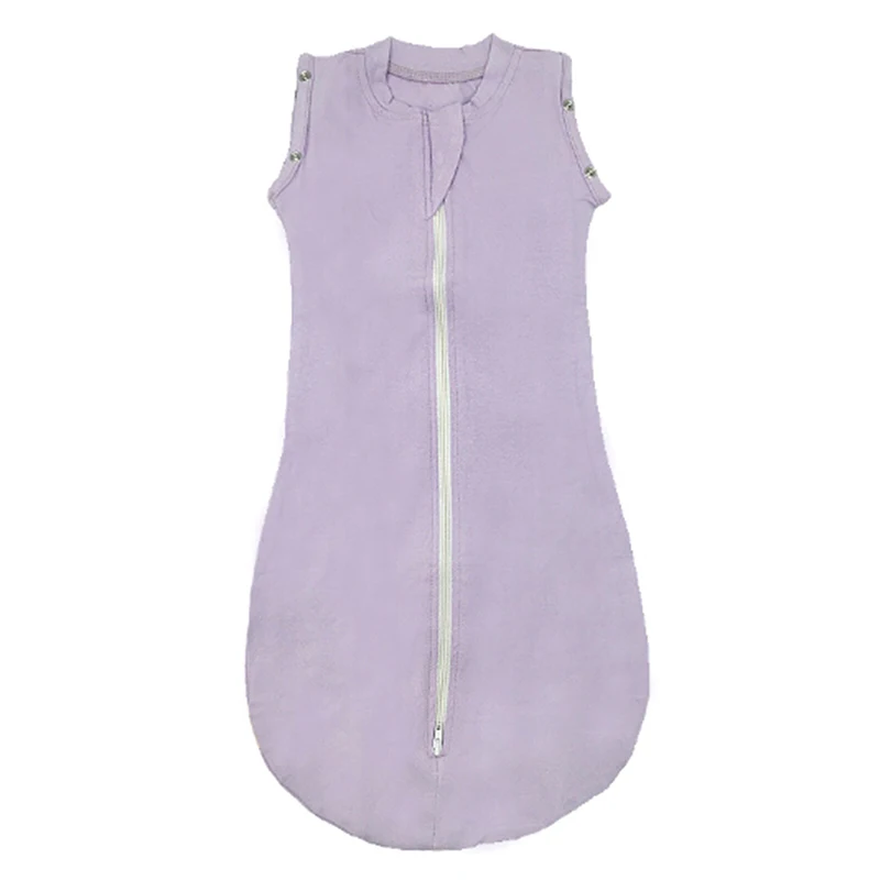Little Purple 1 шт. подгузник для новорожденных, аналогичный летнему органическому хлопку, тонкий детский конверт, Пеленальный спальный мешок, спальный мешок - Цвет: Little Purple