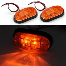 TOYL 2 X LED Ampoule Lampe Feu lateral Lumiere Jaune DC 24V Automobile Camion