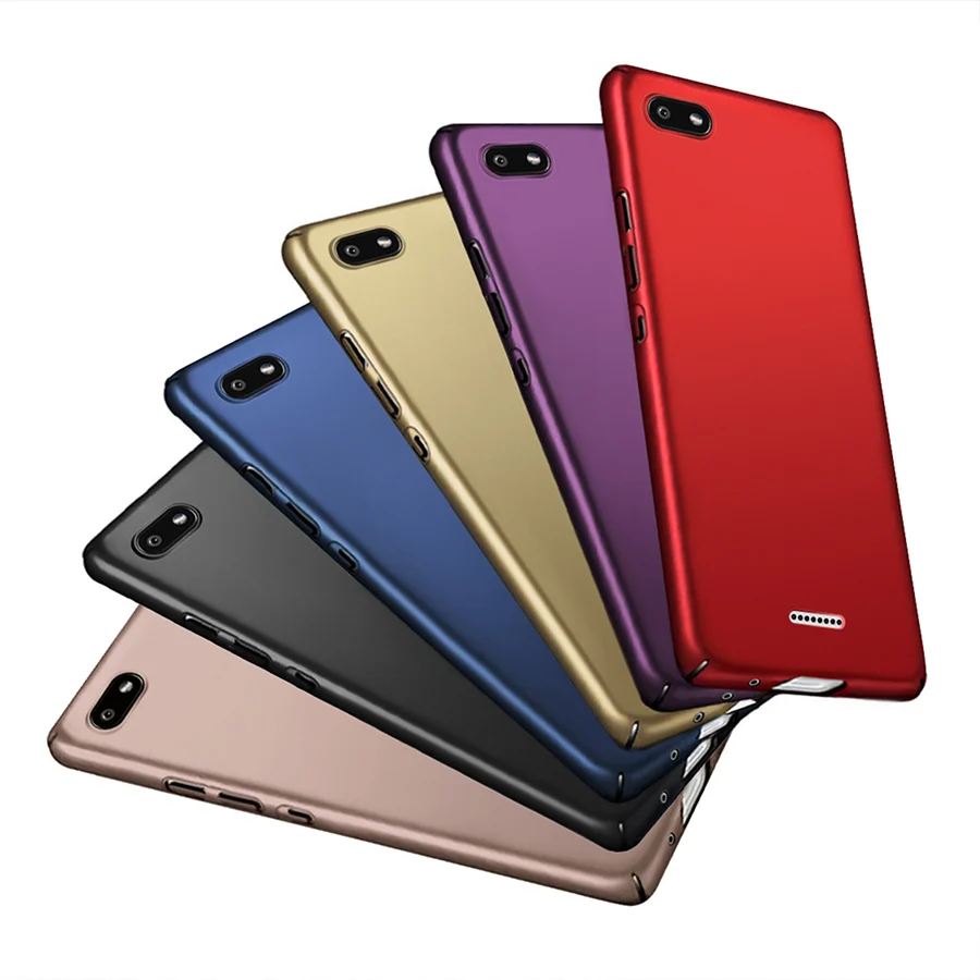 Жесткий чехол для телефона Xiaomi Redmi 6a 6 a чехол матовый тонкий бампер для Xiaomi Redmi 6a чехол для смартфона