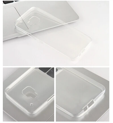 200x DHL для HTC One M9 Чехол Ультра тонкий 0.5 мм кристалл прозрачный мягкий гель ТПУ Матовая внутри задней чехол для HTC One M9 Чехол