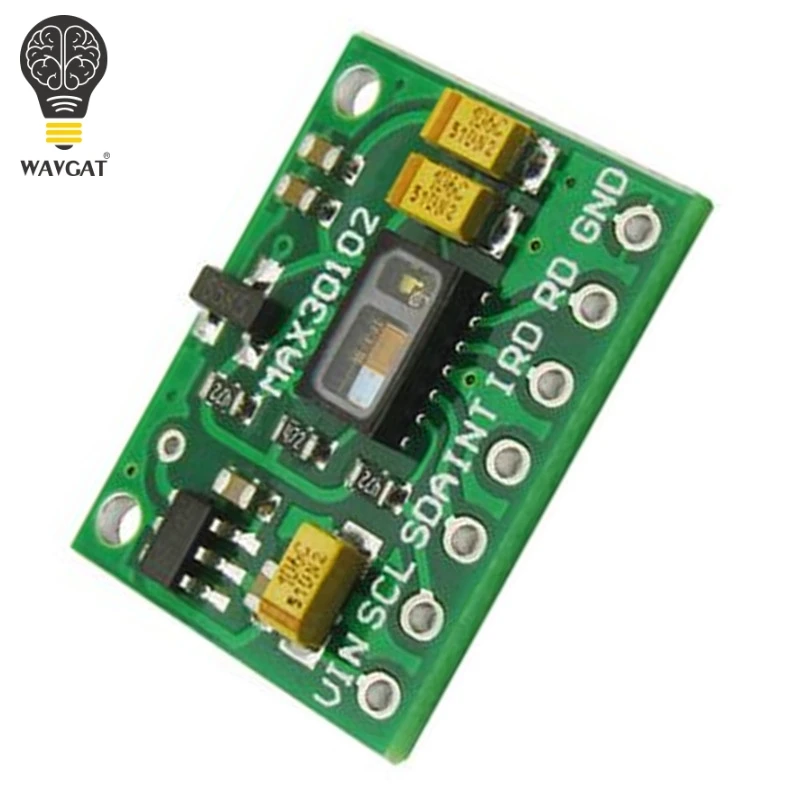 WAVGAT Low Power MAX30102 Heart Rate Oxygen Pulse Breakout for Arduino Replace MAx30100