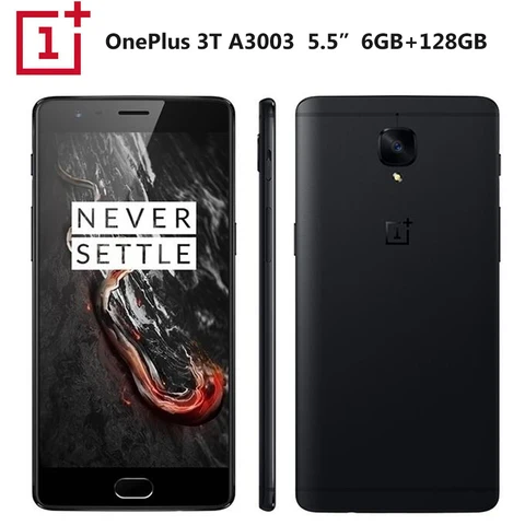 Version Oneplus A3003 Mobile Phone Dual SIM 5 5 2160x1080P 6GB RAM 128GB ROM Snapdragon821 Quad Core NFC 3400mAh Callphone