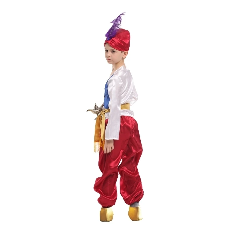 Детские костюмы aladdin для Хэллоуина костюм Aladdin Lamp genie Адама принца фантазии