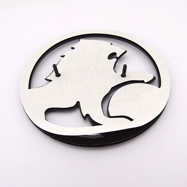 Holden Gloss Black Plastic Lion Emblem 110mm Sticker