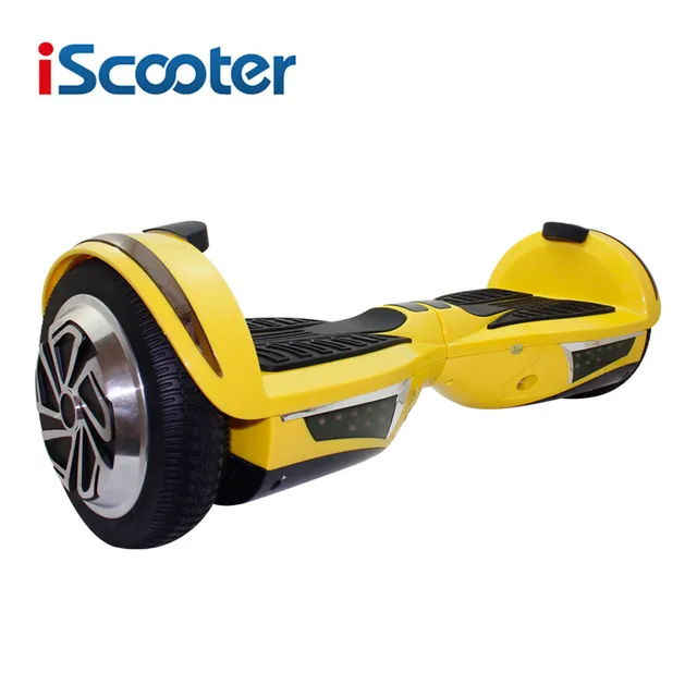 Cheap iScooter 7.5inch hoverboard 2Wheel Electric Skateboard steering-wheel Self Balancing Skateboard drift scooter With bluetooth LED