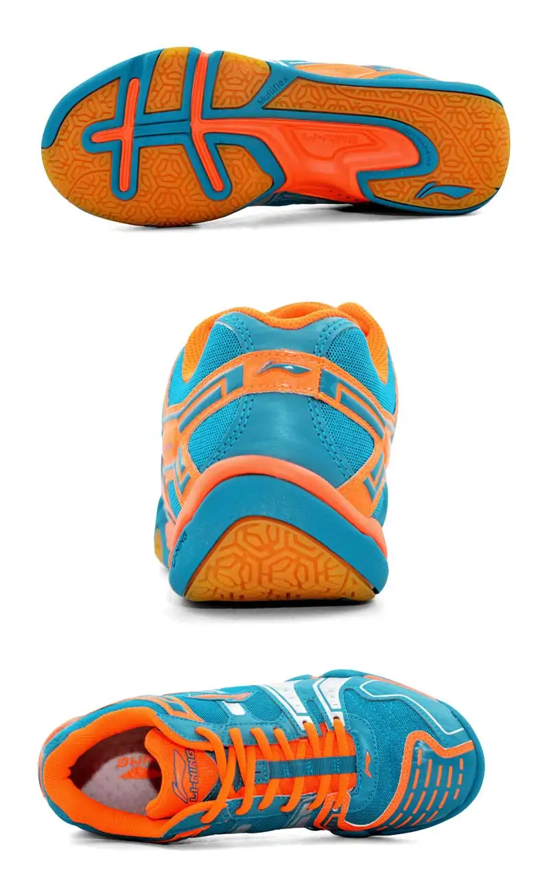 Li-Ning/мужской светильник Сага, повседневная обувь для бадминтона, тренировочная дышащая Нескользящая спортивная обувь с подкладом, светильник AYTM085 XYY061