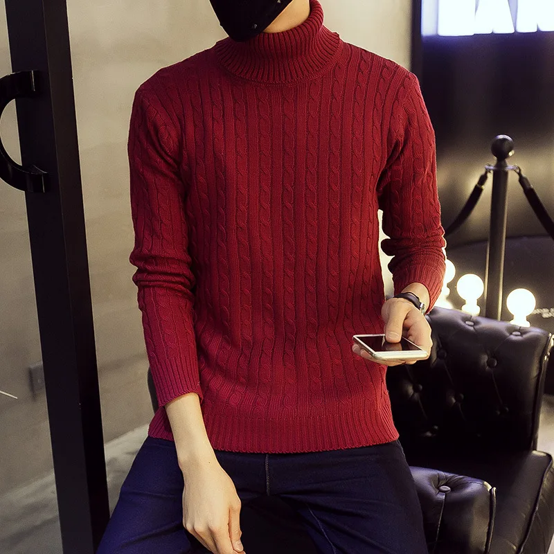 Knitting Mens Sweaters Diamond Pattern Sweater Vests Men Knitted