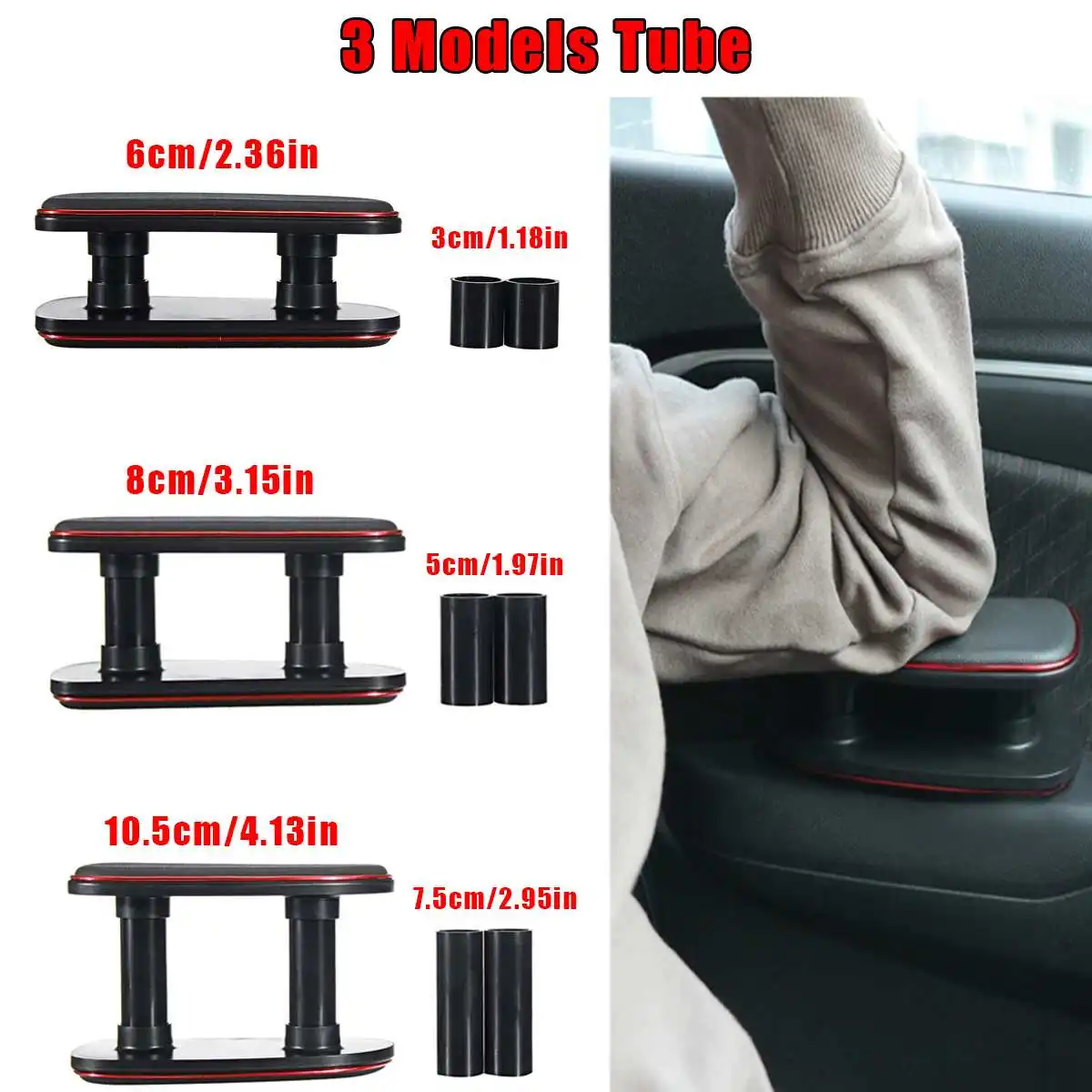 Цена Универсальный Регулируемый автомобильный подлокотник с защитой от усталости для левой руки, кронштейн для поддержки локтя, коврик для рук ...