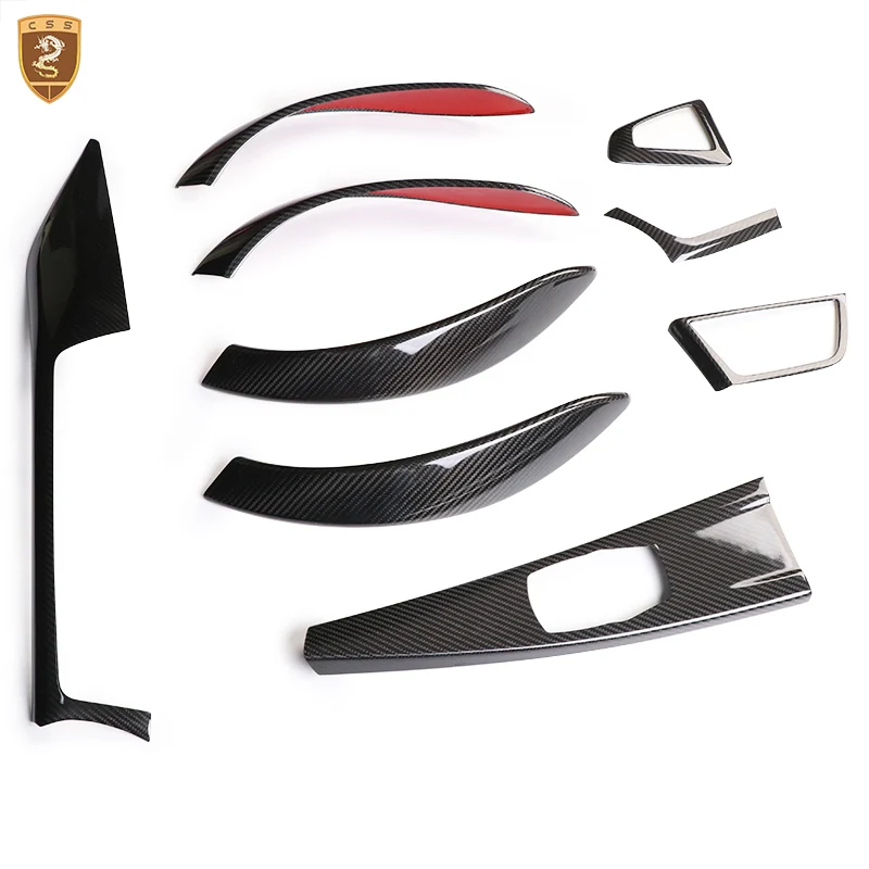 

Carbon Fiber Interior Trim For BMW 3 Series F30 4 Series F32 BMW GT F34 2012-15 Inter Door Handle Cover Car Styling Accessories