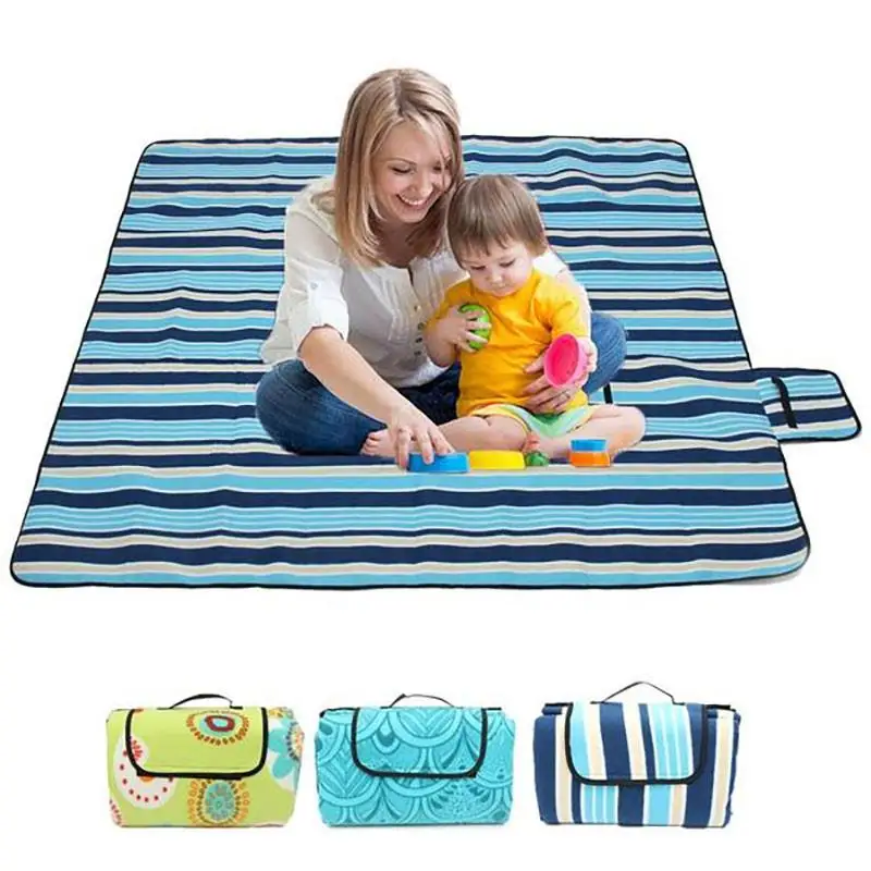 200x200 см водонепроницаемый складной коврик для пикника пляжный Кемпинг под открытым небом влагонепроницаемое Одеяло Портативный campingковрик для пеших прогулок