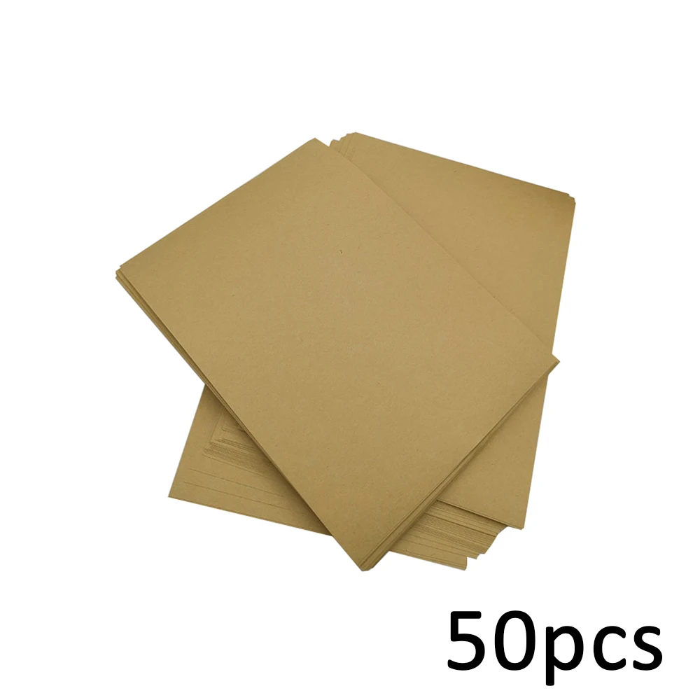 Новый 50 листов A4 лист этикеток крафт-бумага самоклеющиеся наклейки для струйной печати для лазерного принтера копировальной машины