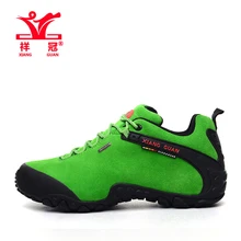 Marca Unisex Zapatos de Trekking Senderismo Al Aire Libre Zapatillas de Deporte Para Las Mujeres Y Los Hombres de Color Verde Zapatos Outventure senderismo Escalada Deportiva de Montaña