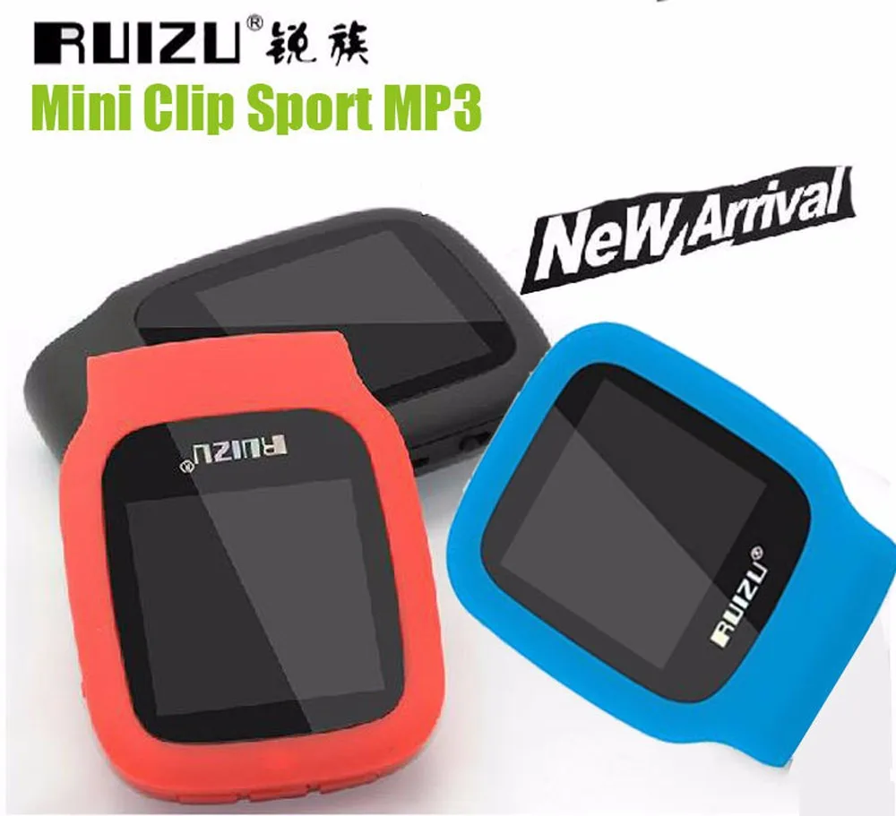 

2016 New Arrive Original RUIZU X09 Sport MP3 Player 4gb Clip Mini With Screen Can Play 30 Hours, With FM,E-Book,Clock,Data