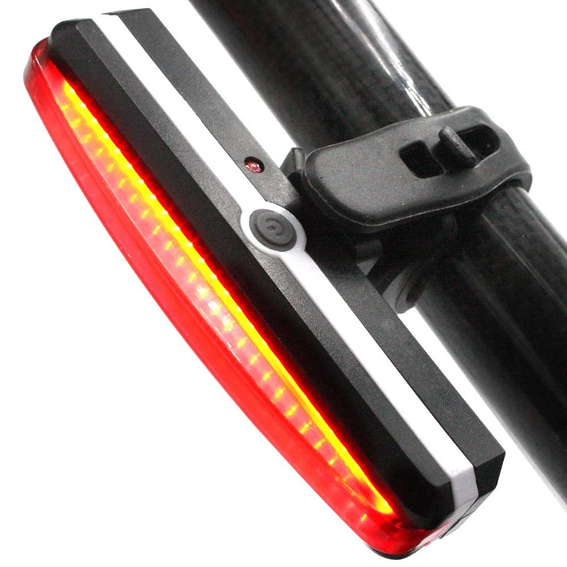 Водонепроницаемый яркий USB Перезаряжаемый велосипед дневные задние фары велосипеда задние фонари Красный Велоспорт безопасности дорожного движения задний шлем свет